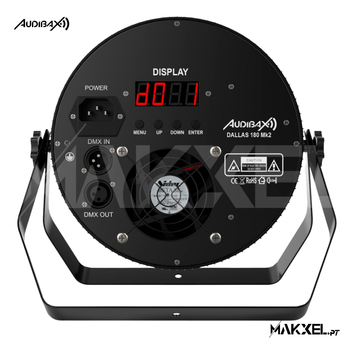 Audibax Dallas 180 Mk2 Foco LED RGBW 18x10w 7