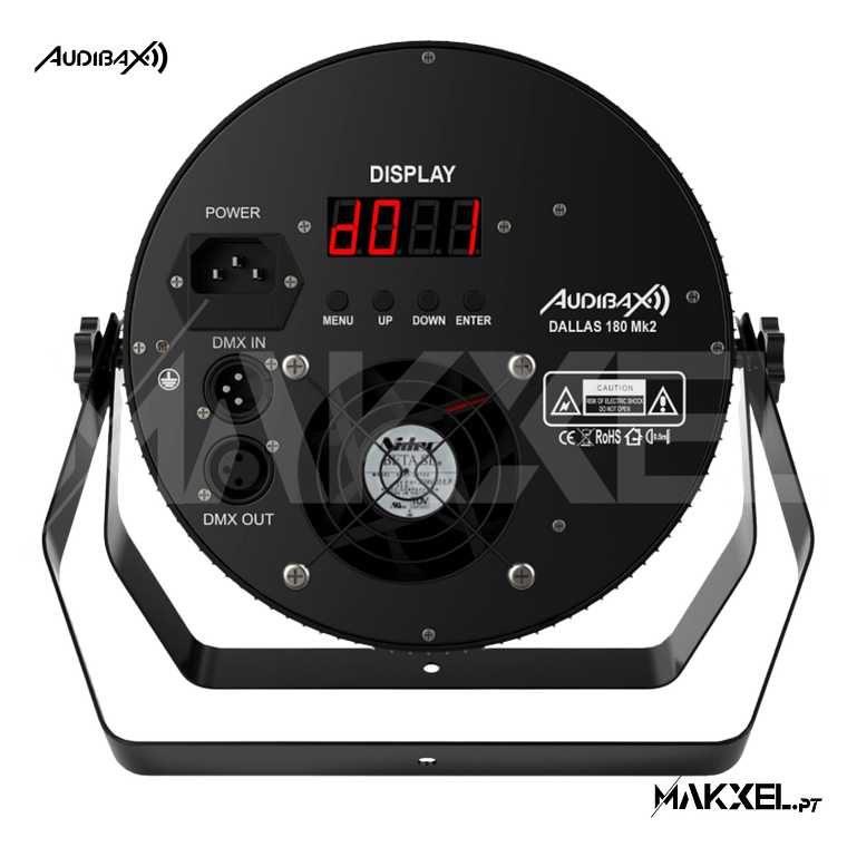 Audibax Dallas 180 Mk2 Foco LED RGBW 18x10w 7