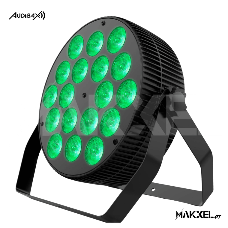 Audibax Dallas 180 Mk2 Foco LED RGBW 18x10w 1