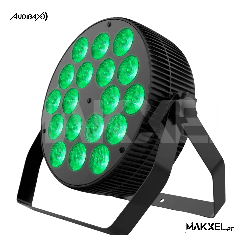Audibax Dallas 180 Mk2 Foco LED RGBW 18x10w 1