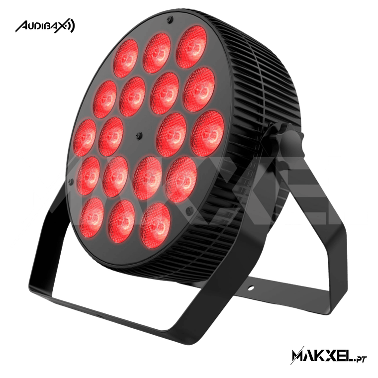 Audibax Dallas 180 Mk2 Foco LED RGBW 18x10w 3