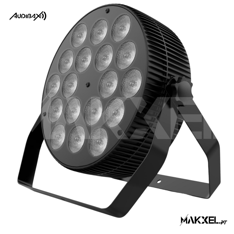 Audibax Dallas 180 Mk2 Foco LED RGBW 18x10w 5