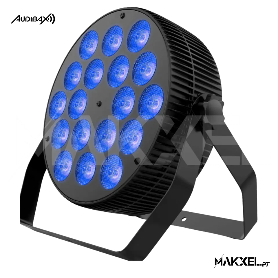 Audibax Dallas 180 Mk2 Foco LED RGBW 18x10w 4