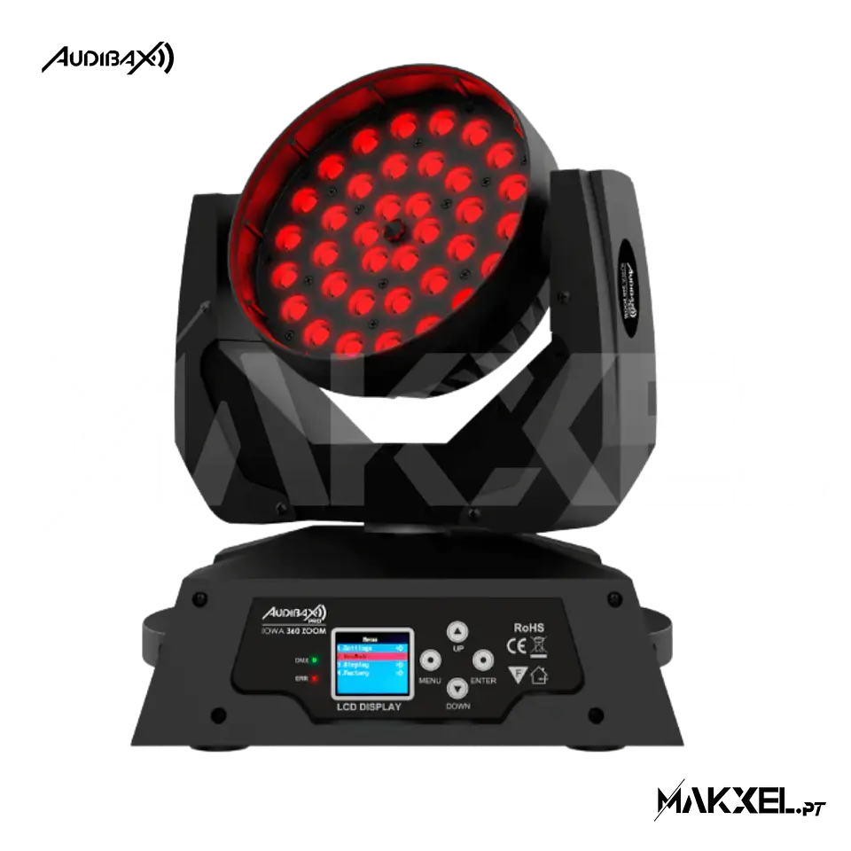 Audibax Iowa 360 Zoom 2 Unidades + Flightcase 4