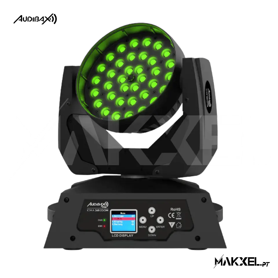 Audibax Iowa 360 Zoom 2 Unidades + Flightcase 2