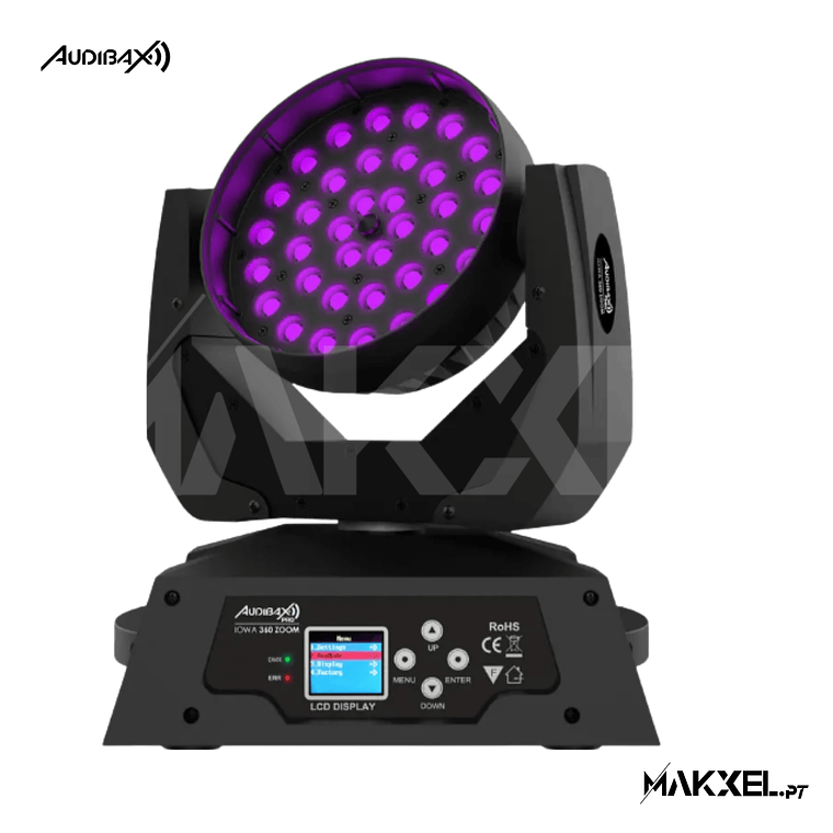 Audibax Iowa 360 Zoom 2 Unidades + Flightcase 5