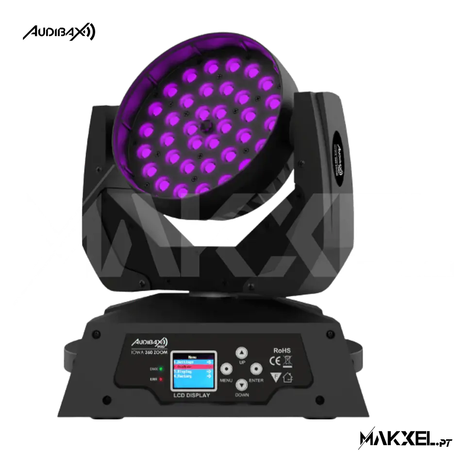 Audibax Iowa 360 Zoom 2 Unidades + Flightcase 5