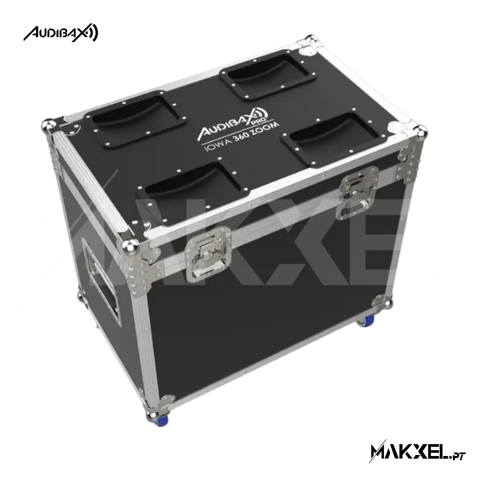 Audibax Iowa 360 Zoom 2 Unidades + Flightcase 9