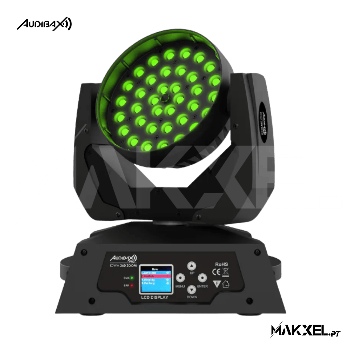 Audibax Iowa 360 Zoom 36 LED RGBW 10W 1