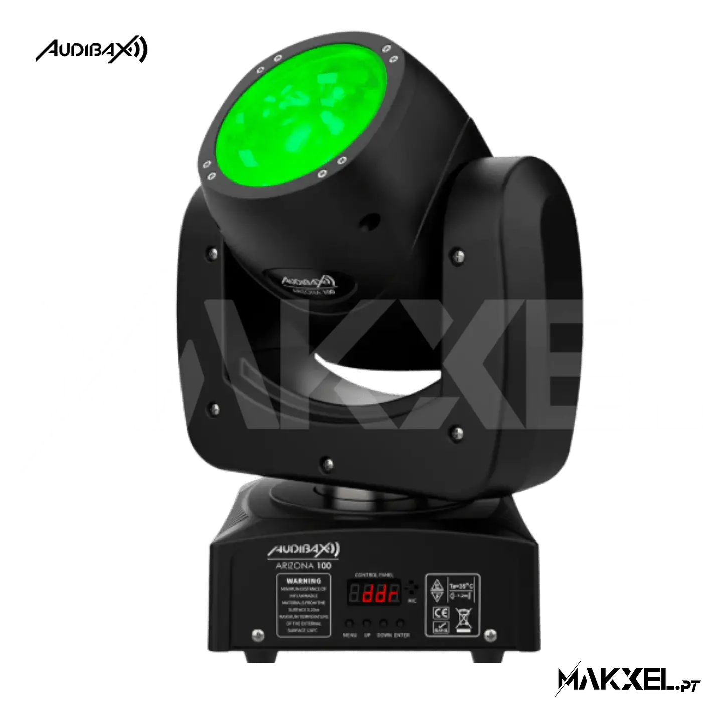 KIT 4 Audibax Arizona 100 Cabeza Móvil Beam 100W RGBW 4 en 1 + Flightcase Mala 3