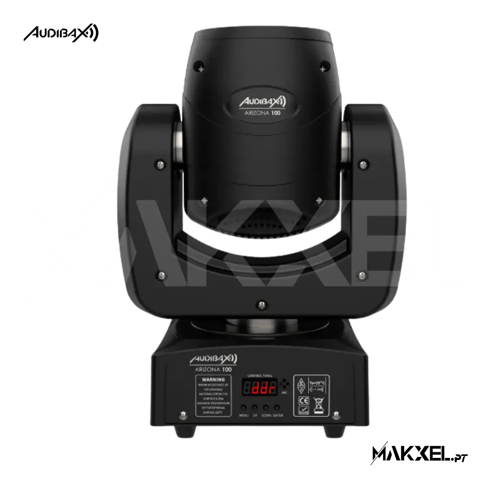 KIT 4 Audibax Arizona 100 Cabeza Móvil Beam 100W RGBW 4 en 1 + Flightcase Mala 8