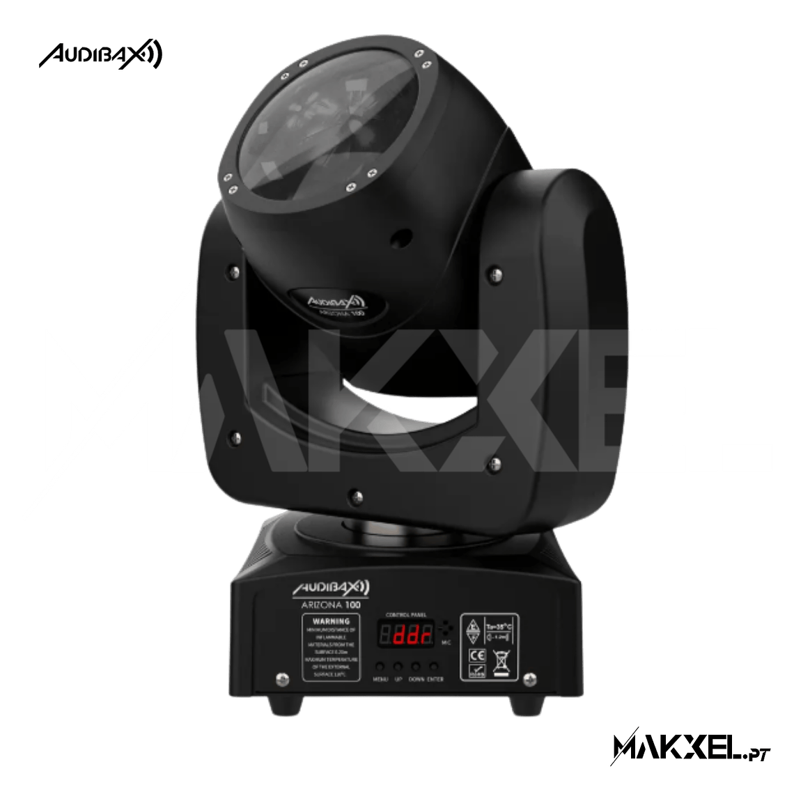 KIT 4 Audibax Arizona 100 Cabeza Móvil Beam 100W RGBW 4 en 1 + Flightcase Mala 4