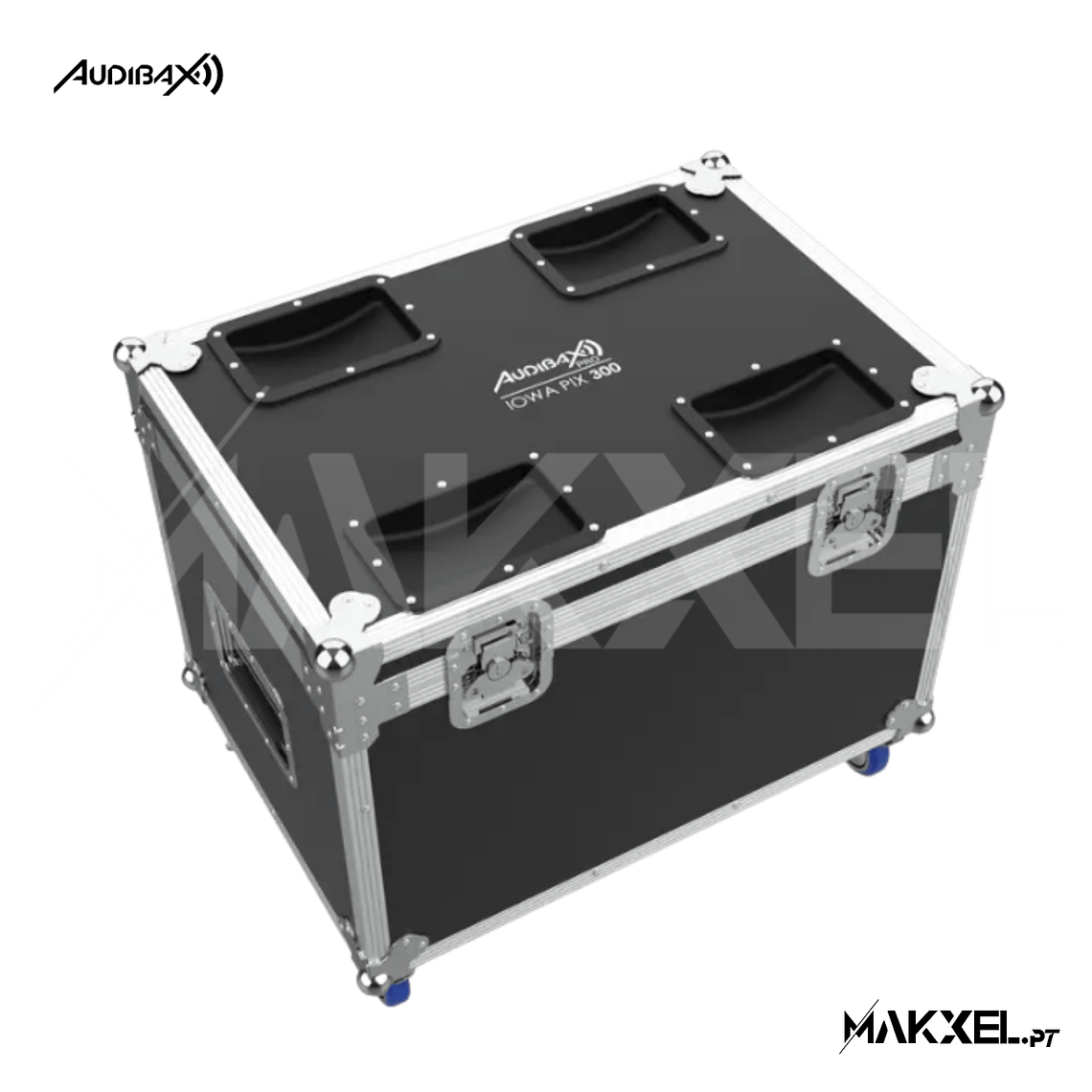 Kit 2 Audibax Iowa Pix 300 + Flightcase 12