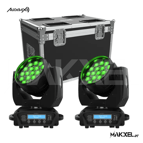 Kit 2 Audibax Iowa Pix 300 + Flightcase