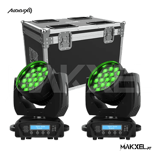 Kit 2 Audibax Iowa Pix 300 + Flightcase