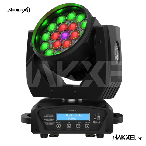 Audibax Lowa Pix 300 Zoom Motorizado RGBw 19 x 15W