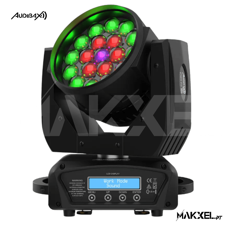 Audibax Lowa Pix 300 Zoom Motorizado RGBw 19 x 15W 2