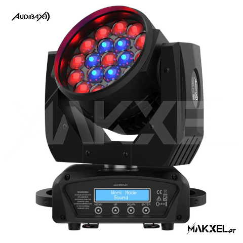 Audibax Lowa Pix 300 Zoom Motorizado RGBw 19 x 15W