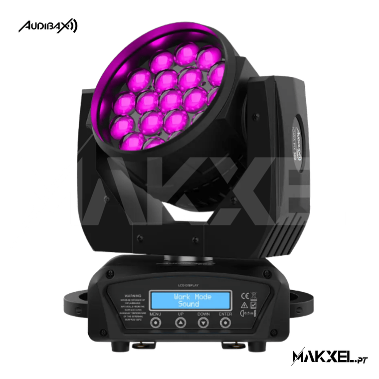 Audibax Lowa Pix 300 Zoom Motorizado RGBw 19 x 15W 5