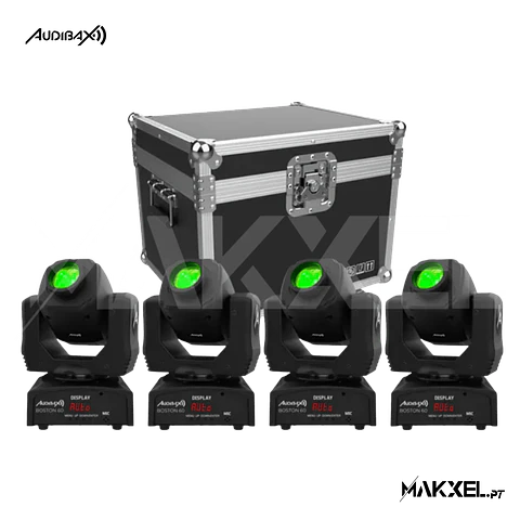 Audibax Kit 4 Boston 60 + Flightcase