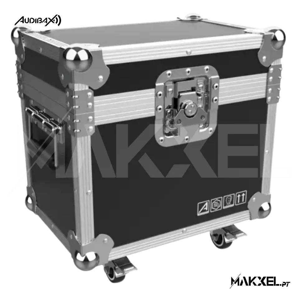 Kit 2 Audibax Boston 60 + Flightcase 12