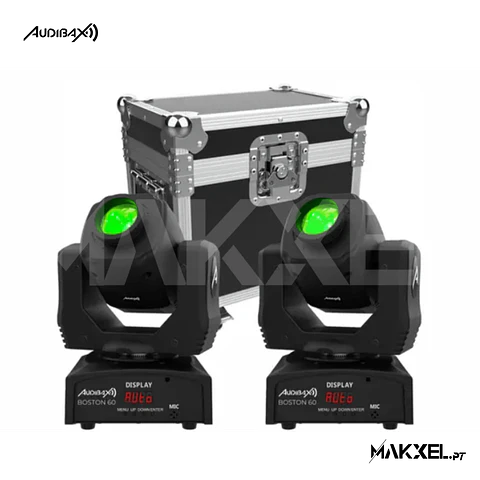 Kit 2 Audibax Boston 60 + Flightcase