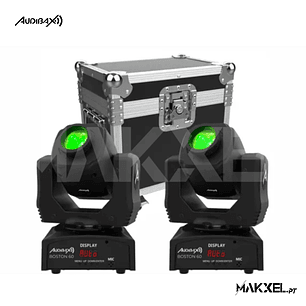 Kit 2 Audibax Boston 60 + Flightcase