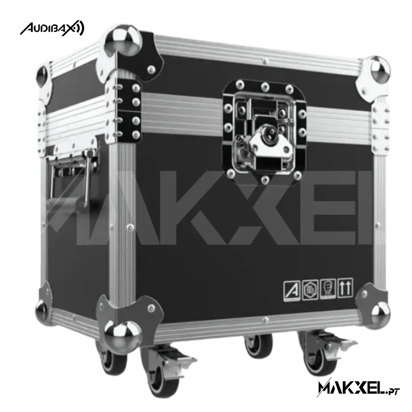 Kit 2 Audibax Boston 60 + Flightcase 10