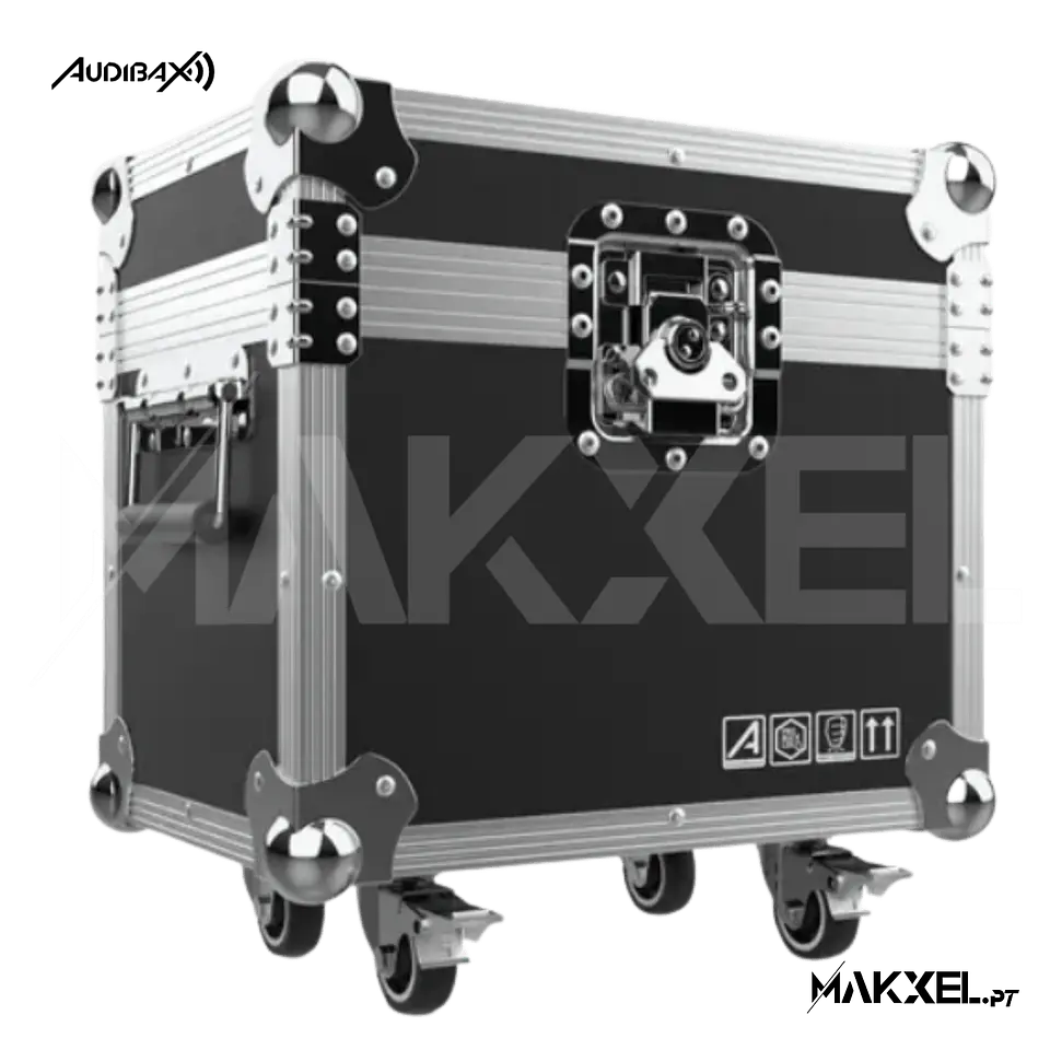 Kit 2 Audibax Boston 60 + Flightcase 10