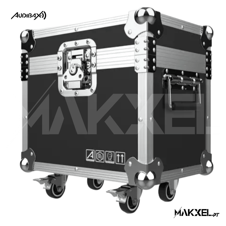 Kit 2 Audibax Boston 60 + Flightcase 11