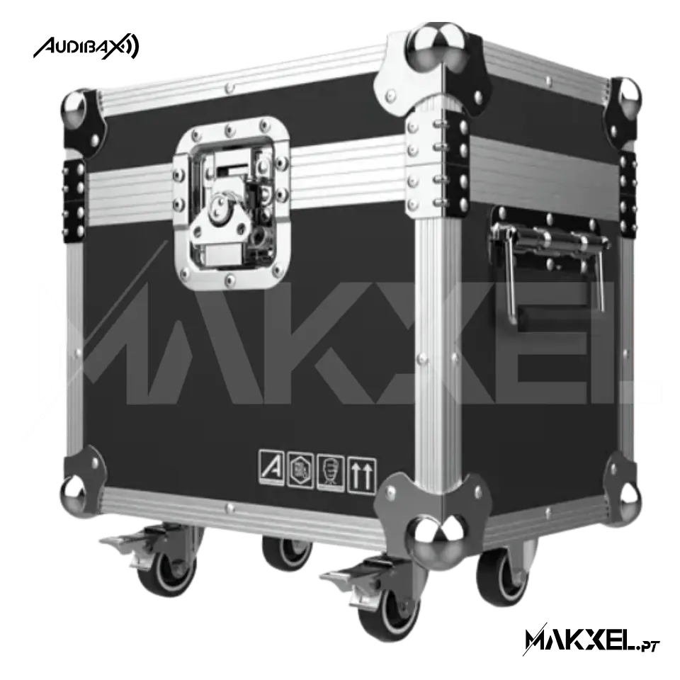 Kit 2 Audibax Boston 60 + Flightcase 11