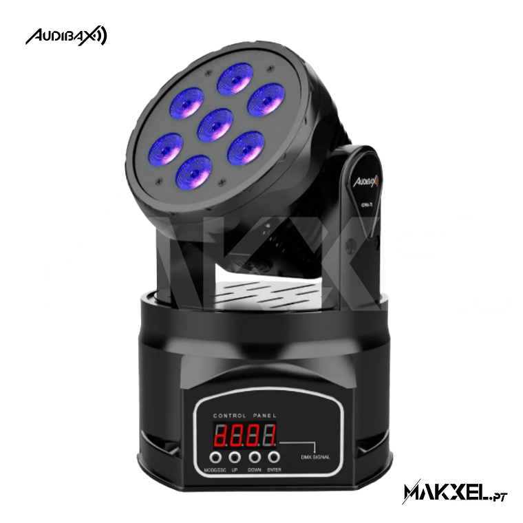 Audibax Iowa 70 Wash 70W LED 4 en 1 RGBW BLACK 2