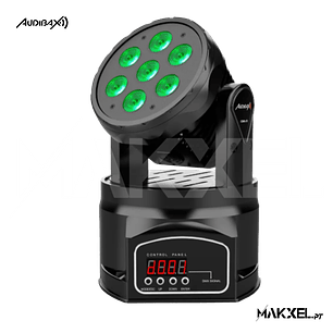 Kit 4 Audibax IOWA 70 RGBW 4 in 1 Wash + Flightcase  BLACK