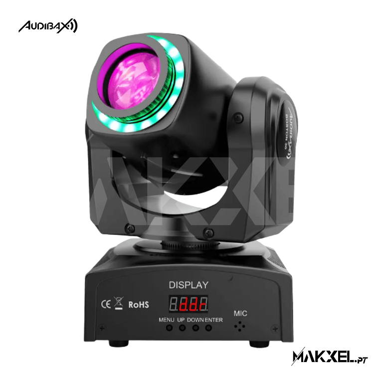 Kit 4 Audibax Boston 30 Ring + Flightcase 4