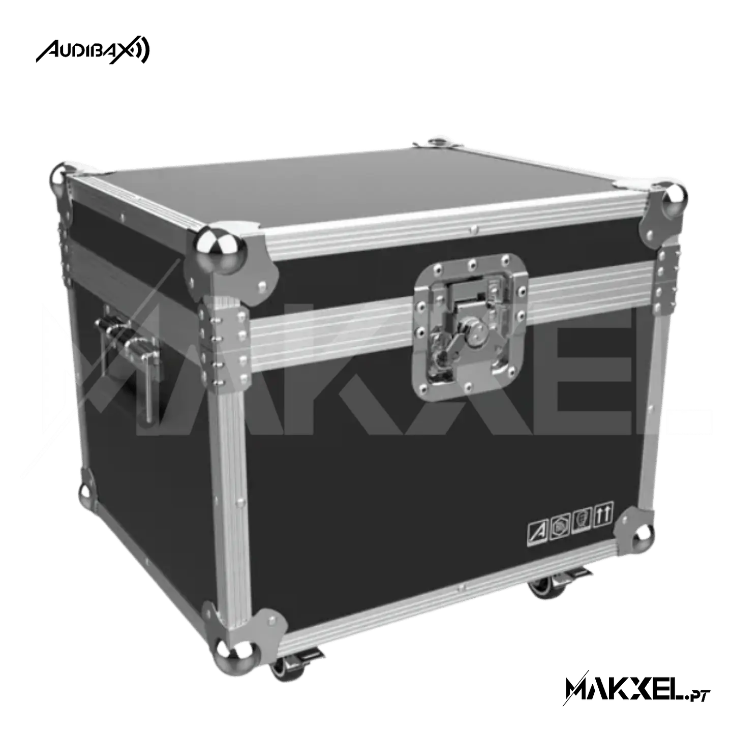 Kit 4 Audibax Boston 30 Ring + Flightcase 13