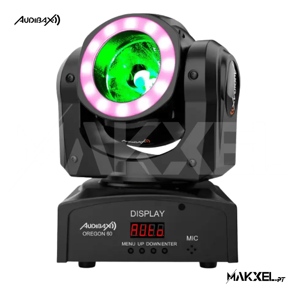 Audibax Oregon 60 - 60W RGBw + Anel em LED 3