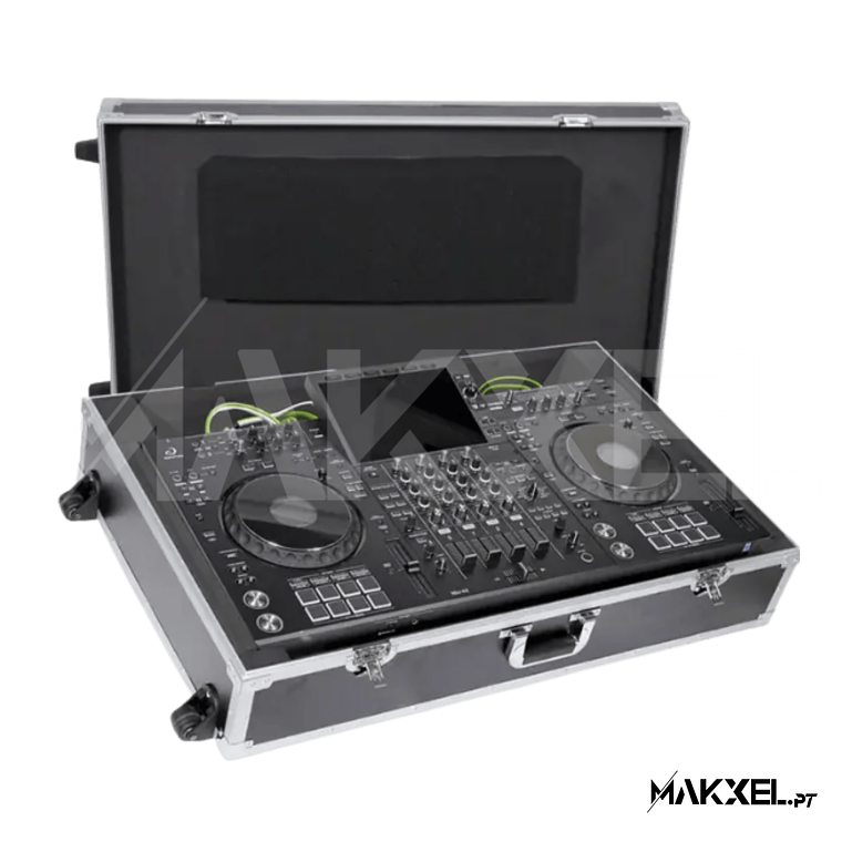 FlightCase XDJ-AZ/OPUS-QUAD XXL Silver (Carrinho e Rodas) 1