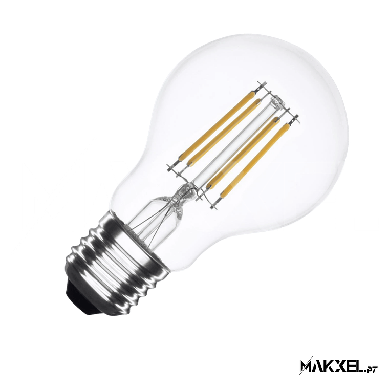 Lâmpada Filamento LED E27 6W A60 2700K Branco Quente 1