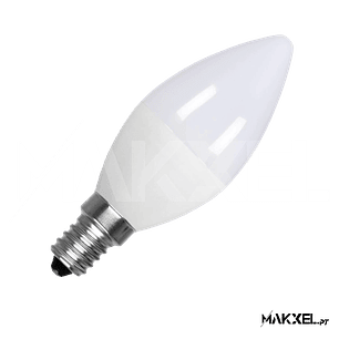 Lâmpada LED E14 5W C37 4000K Branco Neutro
