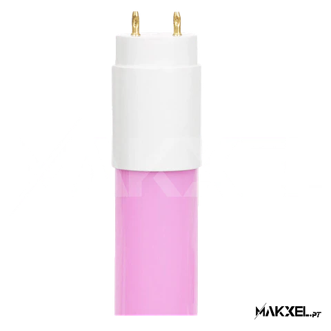 Tubo LED T8 G13 120cm PC Colorido 18W ROSA