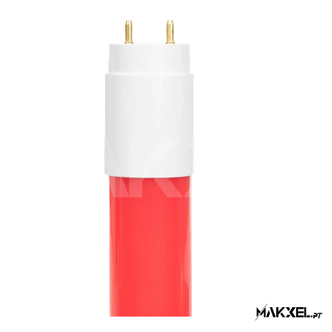 Tubo LED T8 G13 120cm PC Colorido 18W VERMELHO