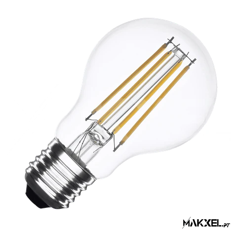 Lâmpada Filamento LED E27 8W Regulável A60