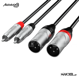 Audibax Pro Cable XLR - RCA 1,5M