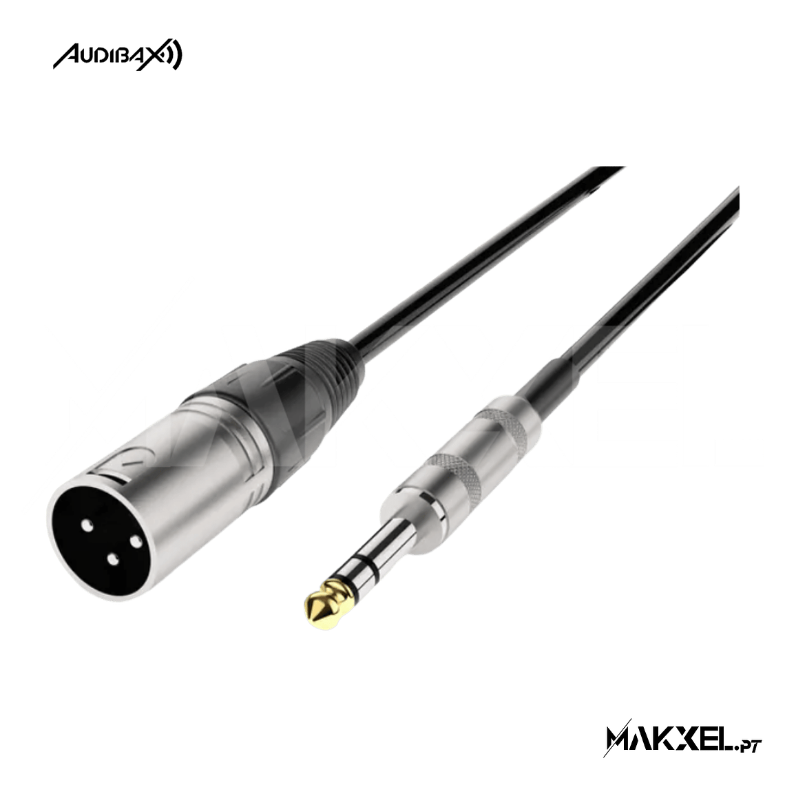 Audibax Silver XLR Cabo macho para Jack Balanceado 10 metros 1