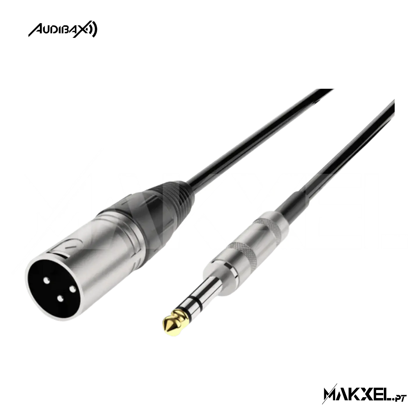 Audibax Silver XLR Cabo macho para Jack Balanceado 10 metros 1