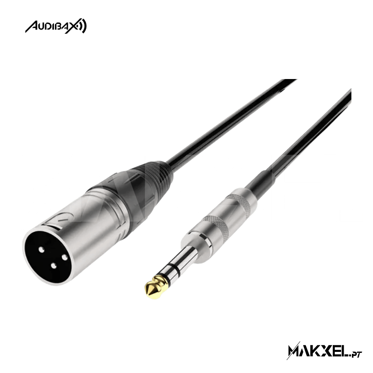 Audibax Silver XLR Cabo macho para Jack Balanceado 10 metros 1