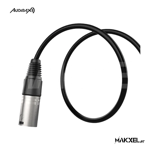 Audibax Silver XLR Cabo macho para Jack Balanceado 10 metros