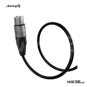Audibax Silver XLR Cabo Macho - XLR Fêmea 15 Metros