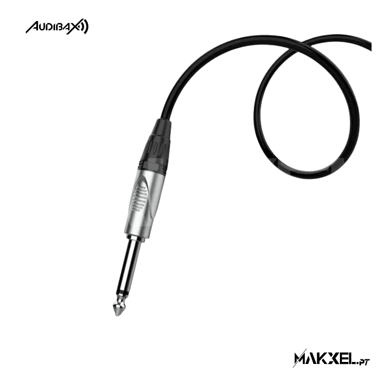 Audibax Silver XLR Fêmea para Jack Mono 10 M 3