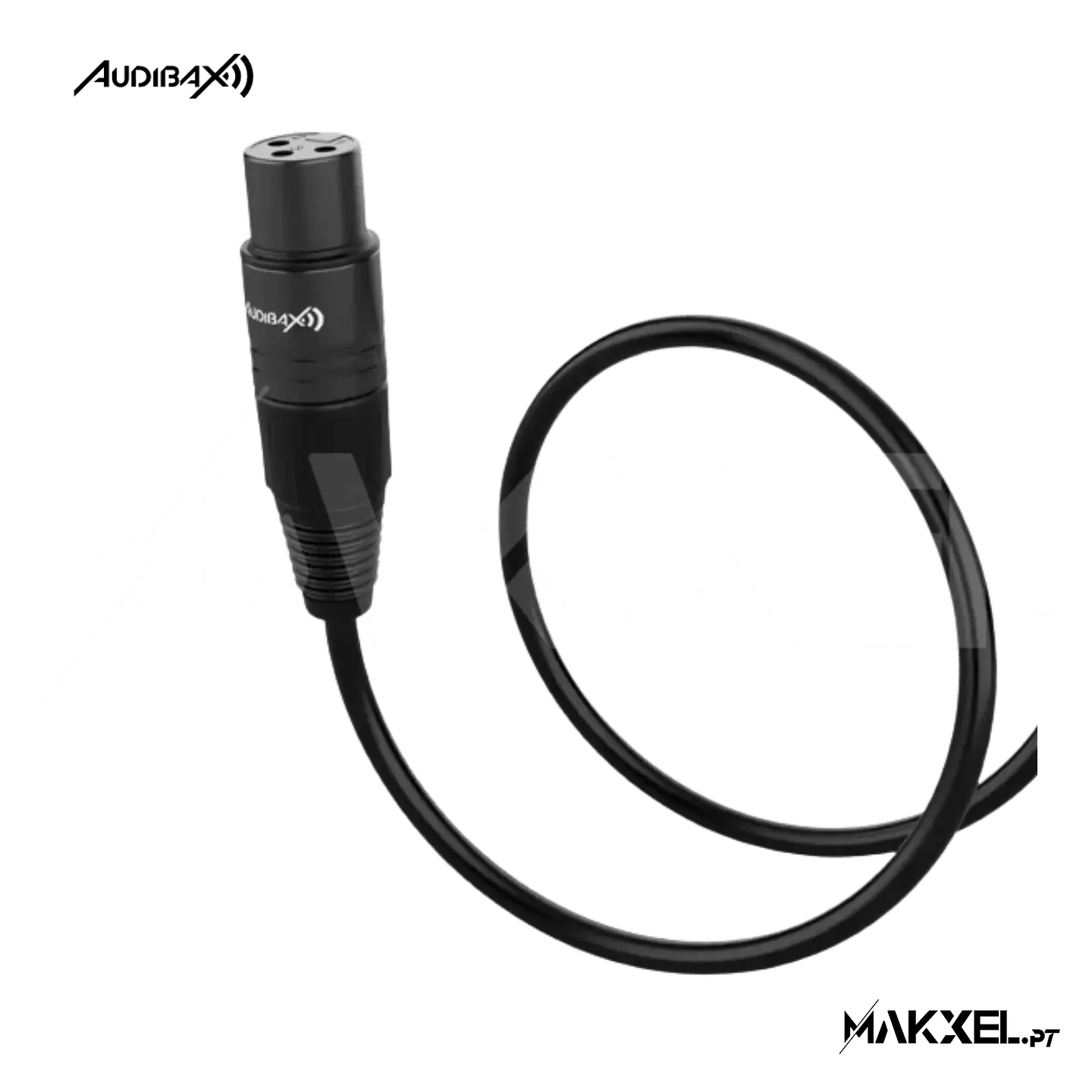 Audibax Silver Black XLR Macho - XLR Fêmea 15 M 2